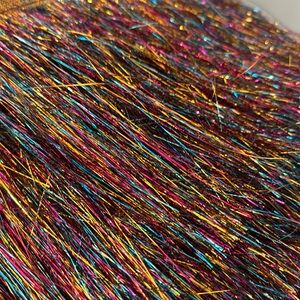 Laura Citron Glittery Tinsel Clutch